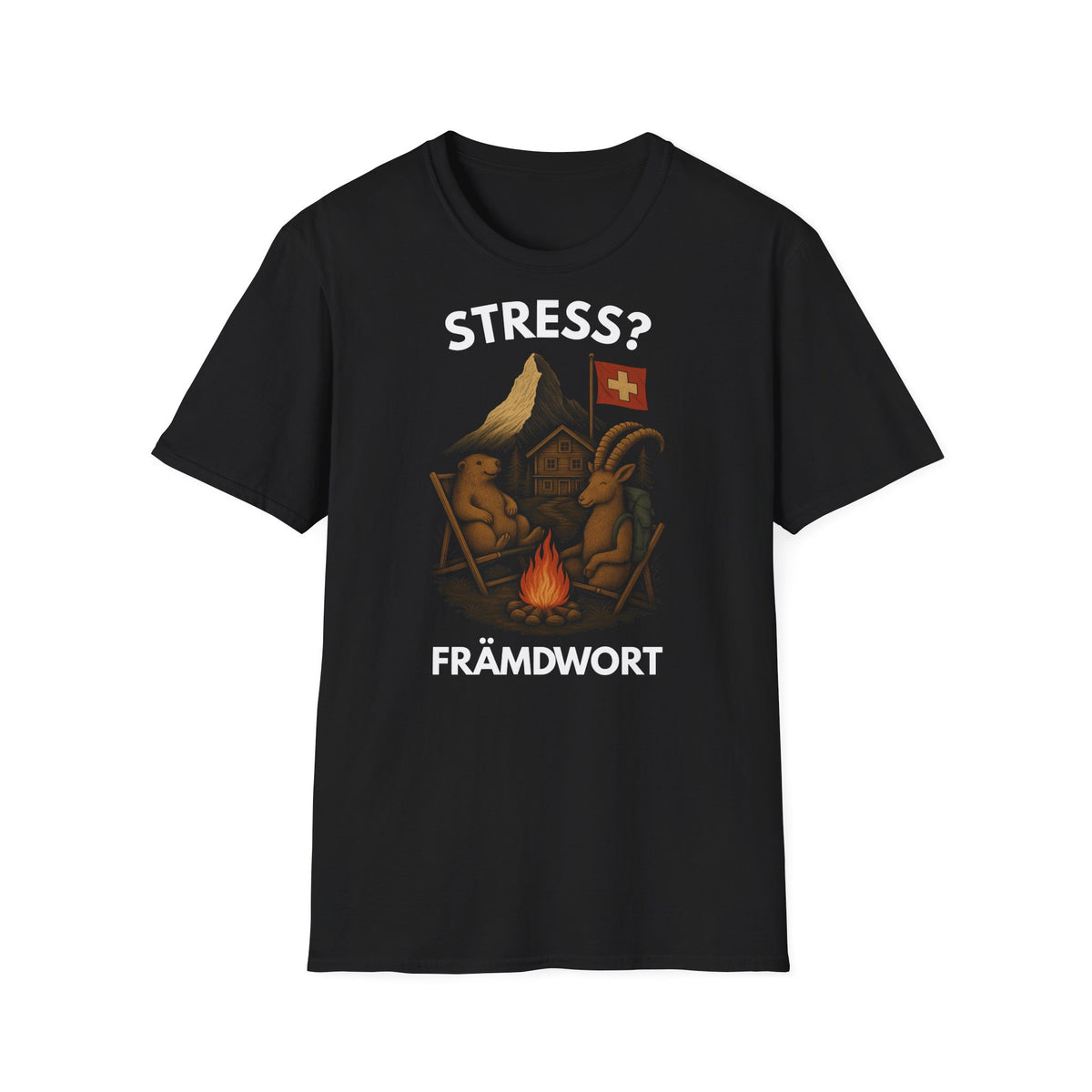 Berg T-Shirt - Stress? Främdwort