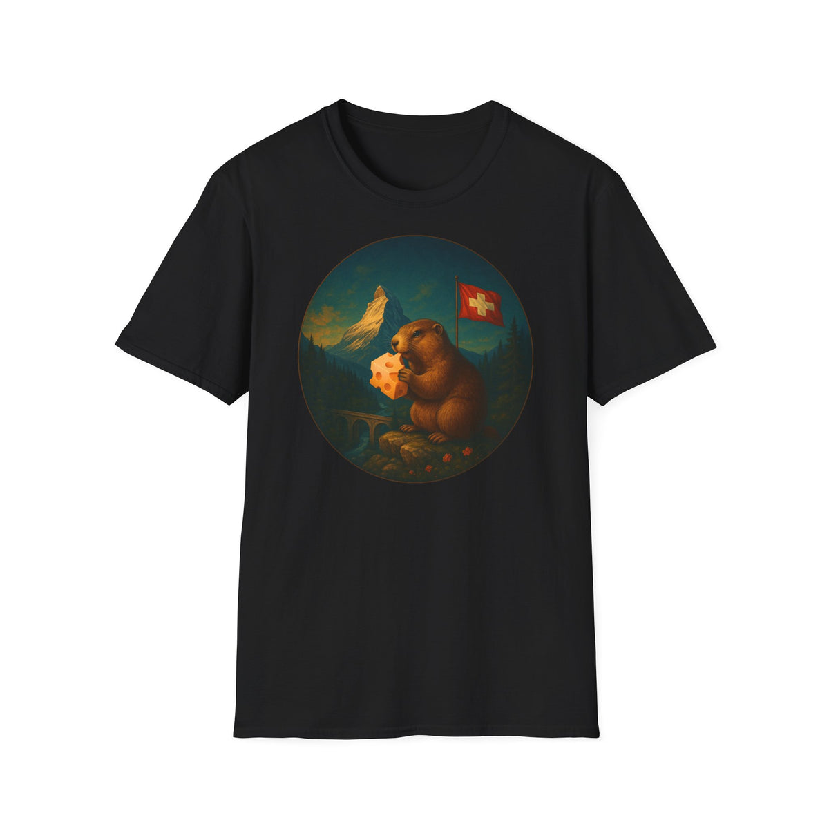 Berg T-Shirt - Murmeli mit Chäs