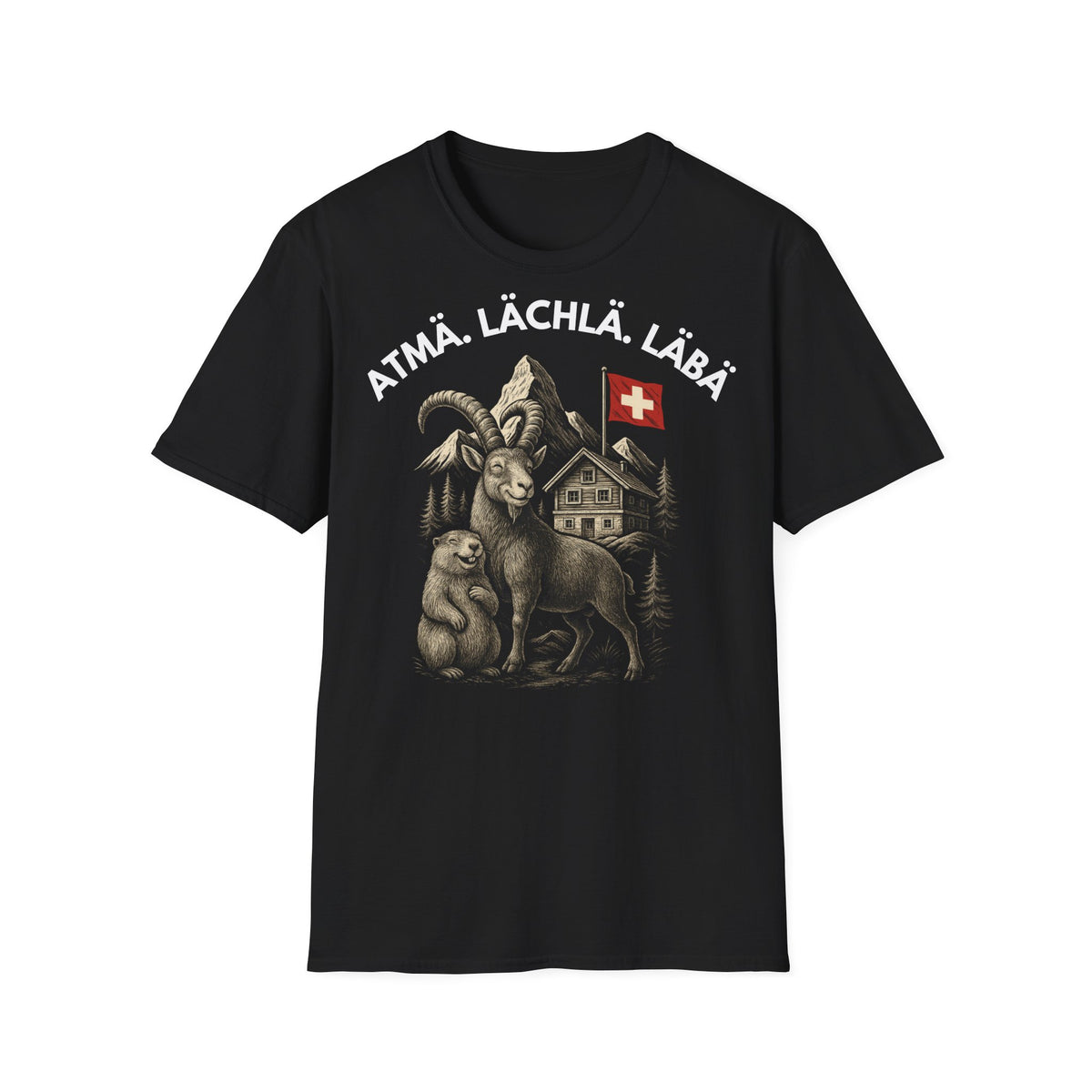 Berg T-Shirt - ATMÄ. LÄCHLE. LÄBÄ