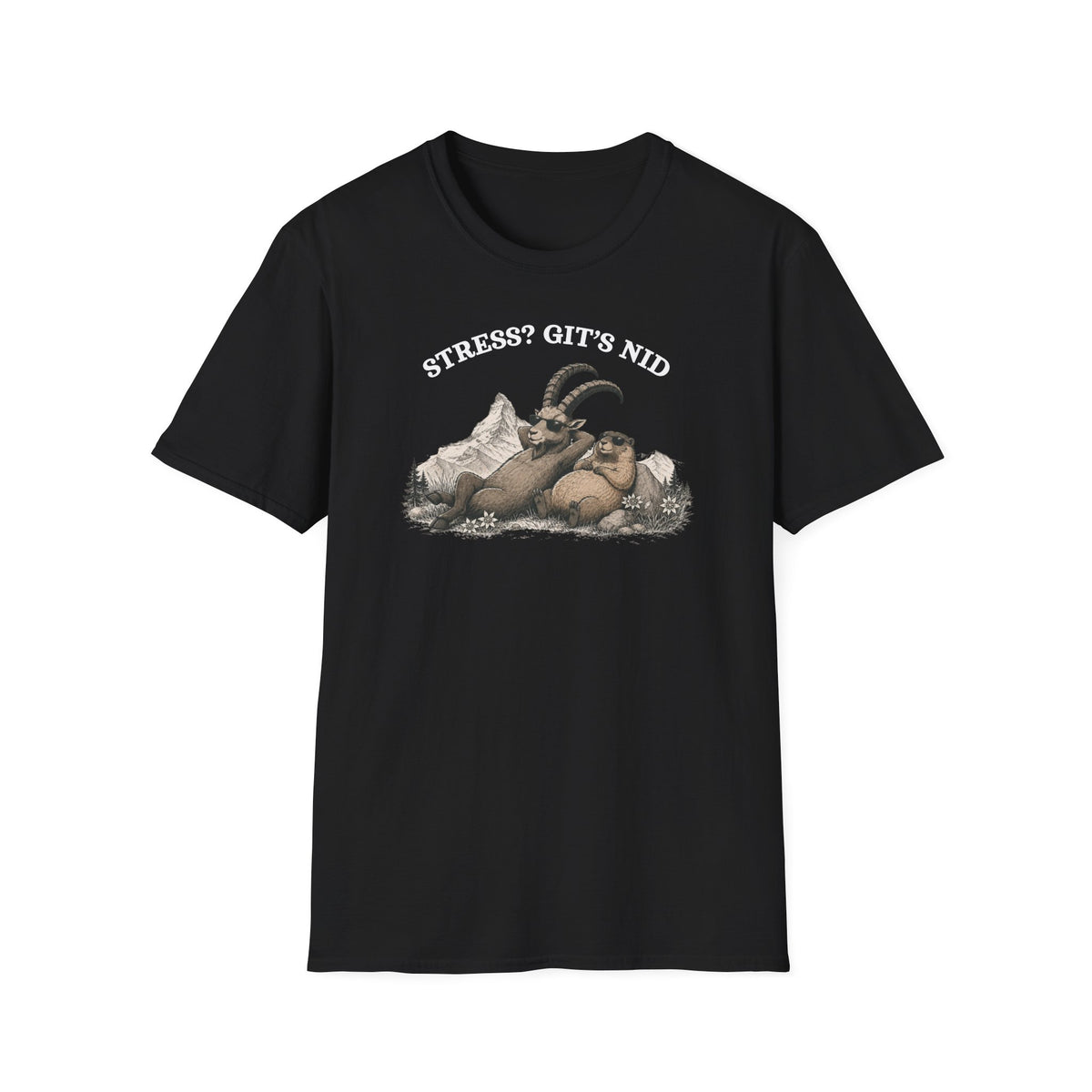Berg T-Shirt - Stress? Git's Nid