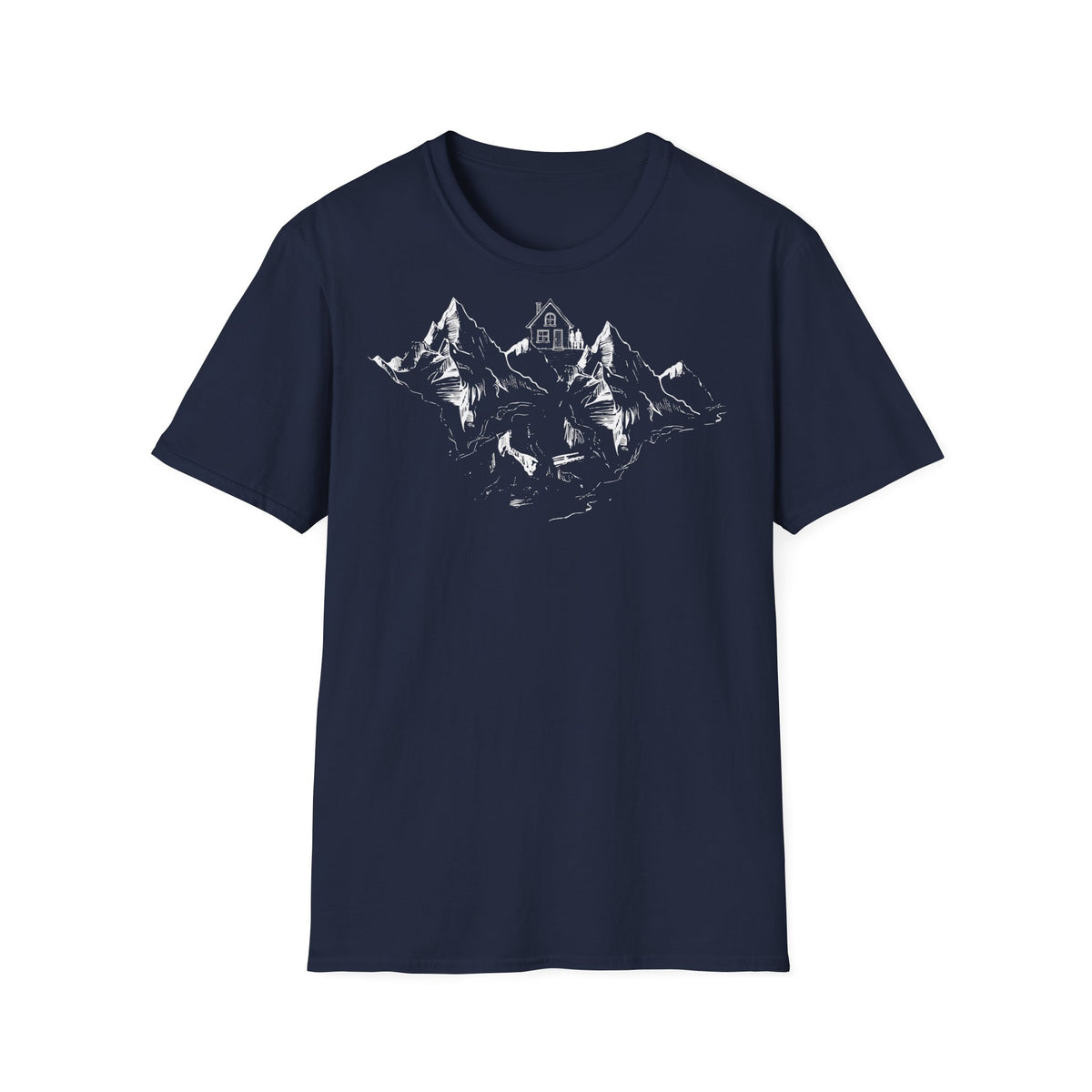 Berg T-Shirt - Hütte