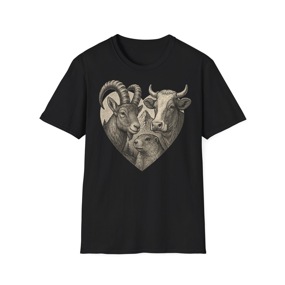 Berg T-Shirt - Bergherz
