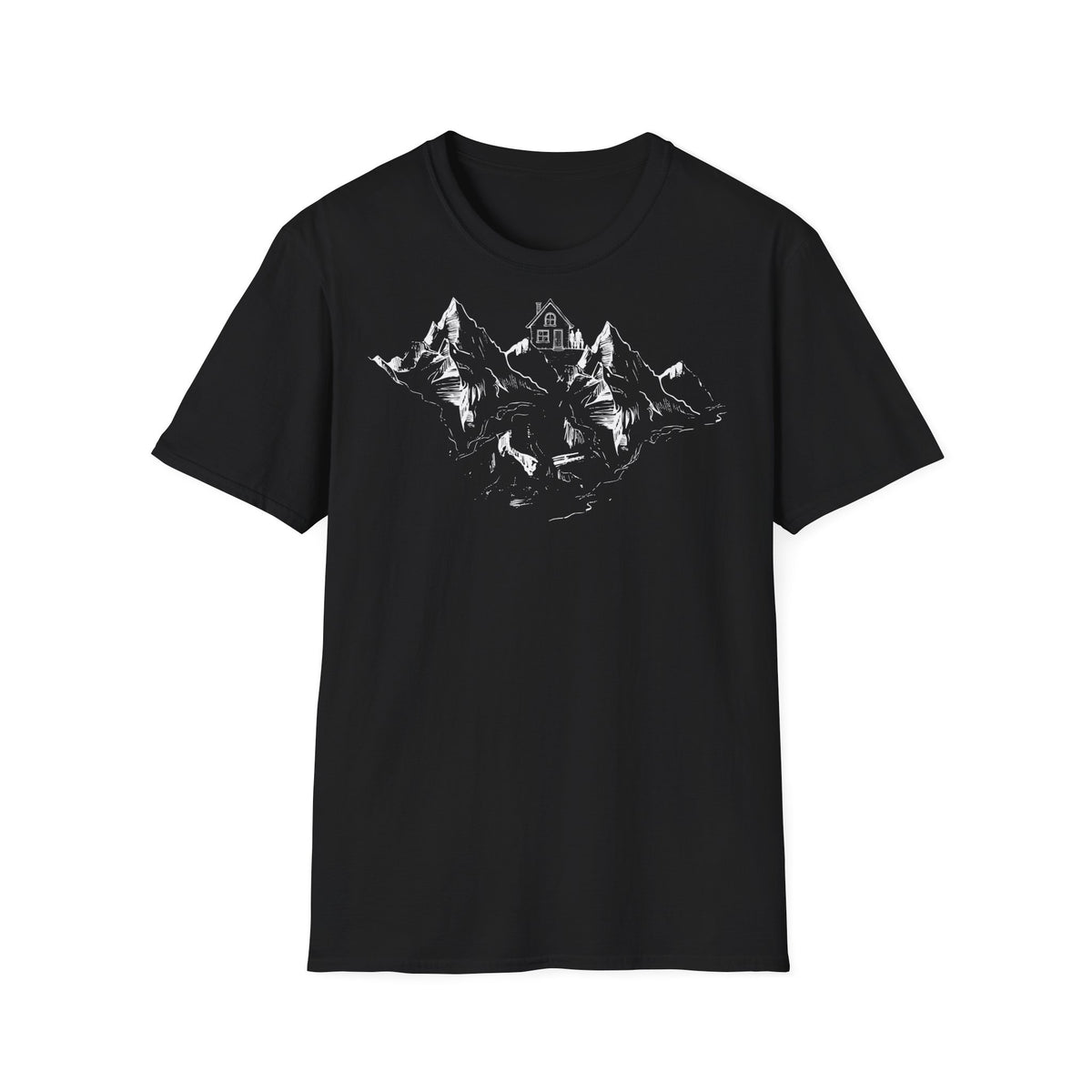 Berg T-Shirt - Hütte