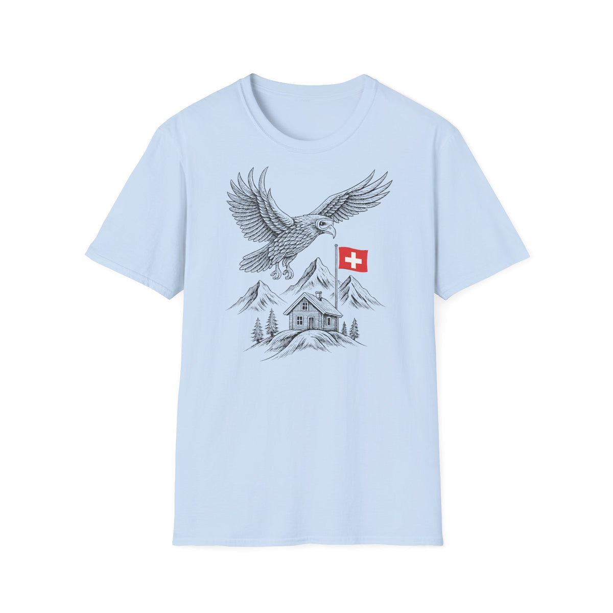 Berg T-Shirt - Adler (skibrille)