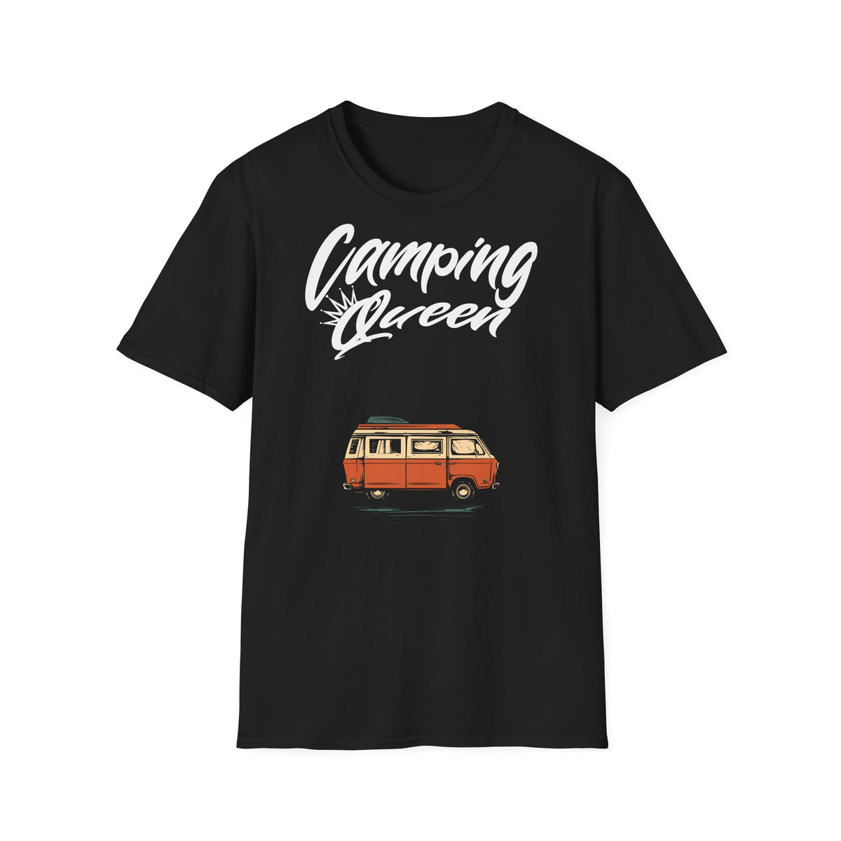 Camping T-Shirt - Camping Queen (Wohnwagen)