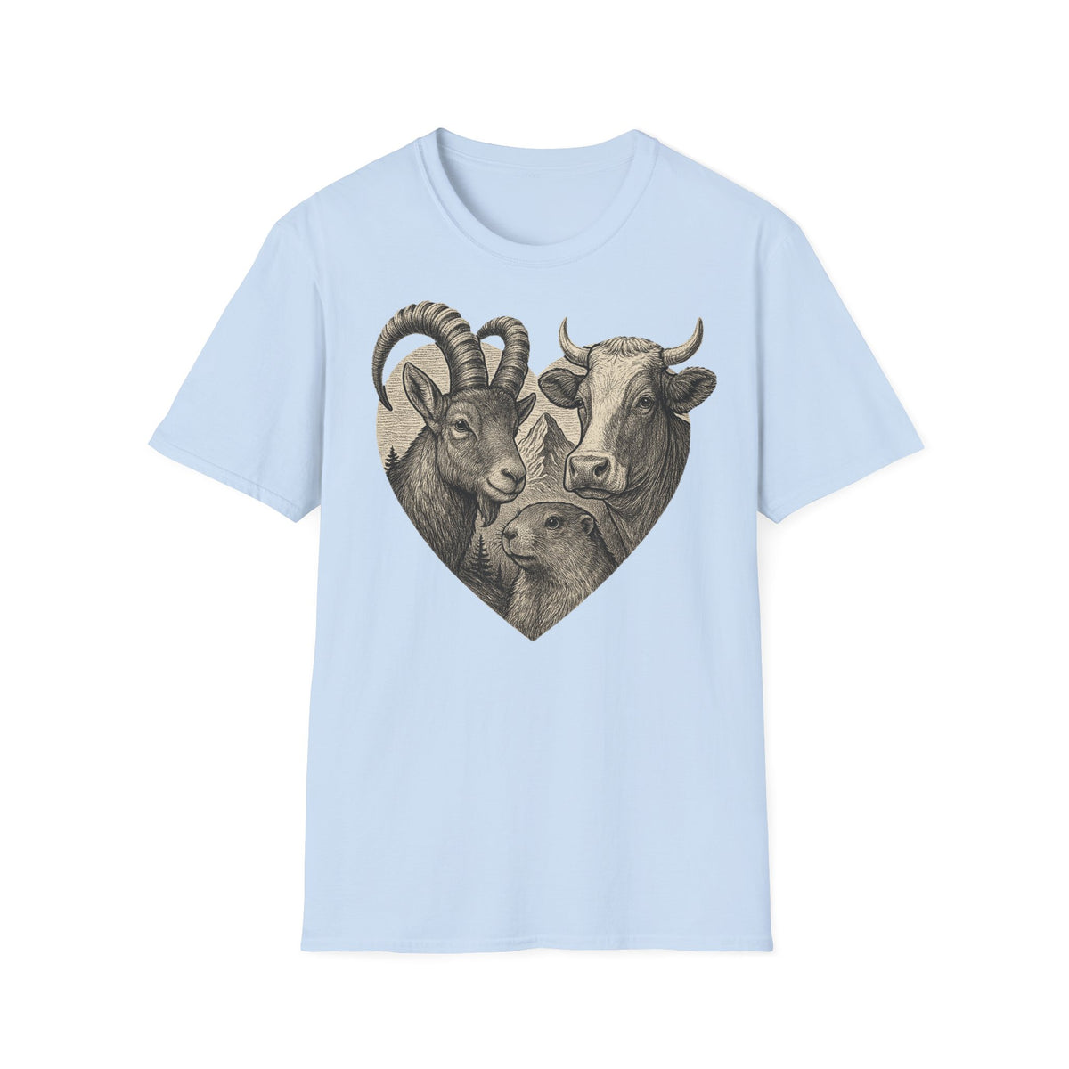 Berg T-Shirt - Bergherz