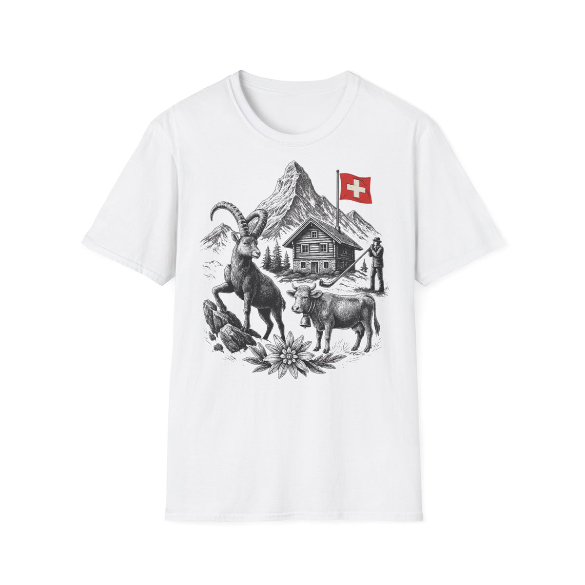 Berg T-Shirt - Schweizer Identifikation