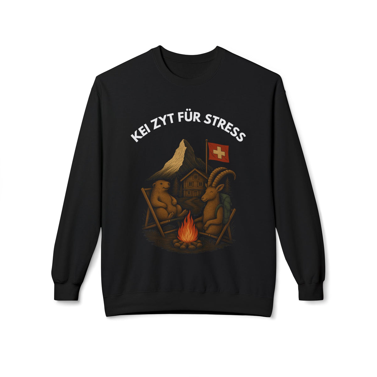 Berg T-Shirt - KEI ZYT FÜR STRESS (MATTERHORN)