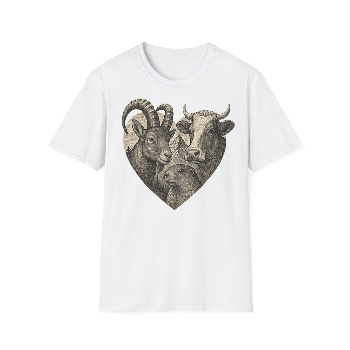 Berg T-Shirt - Bergherz