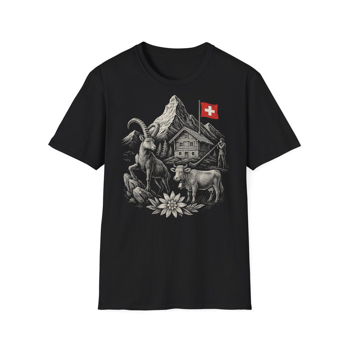 Berg T-Shirt - Schweizer Identifikation