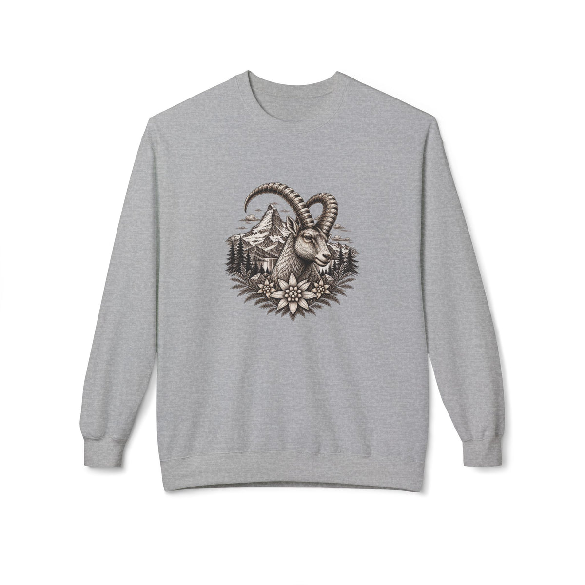 Berg T-Shirt - Steinbock x Edelweiss
