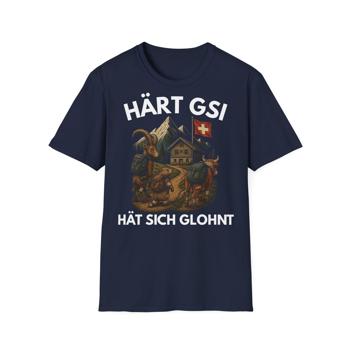 Berg T-Shirt - Härt gsi, hät sich glohnt