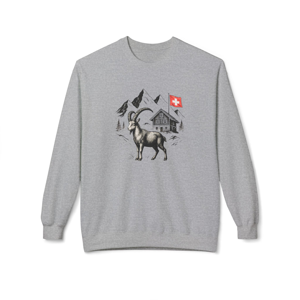 Berg T-Shirt - Steinbock Schweiz 2