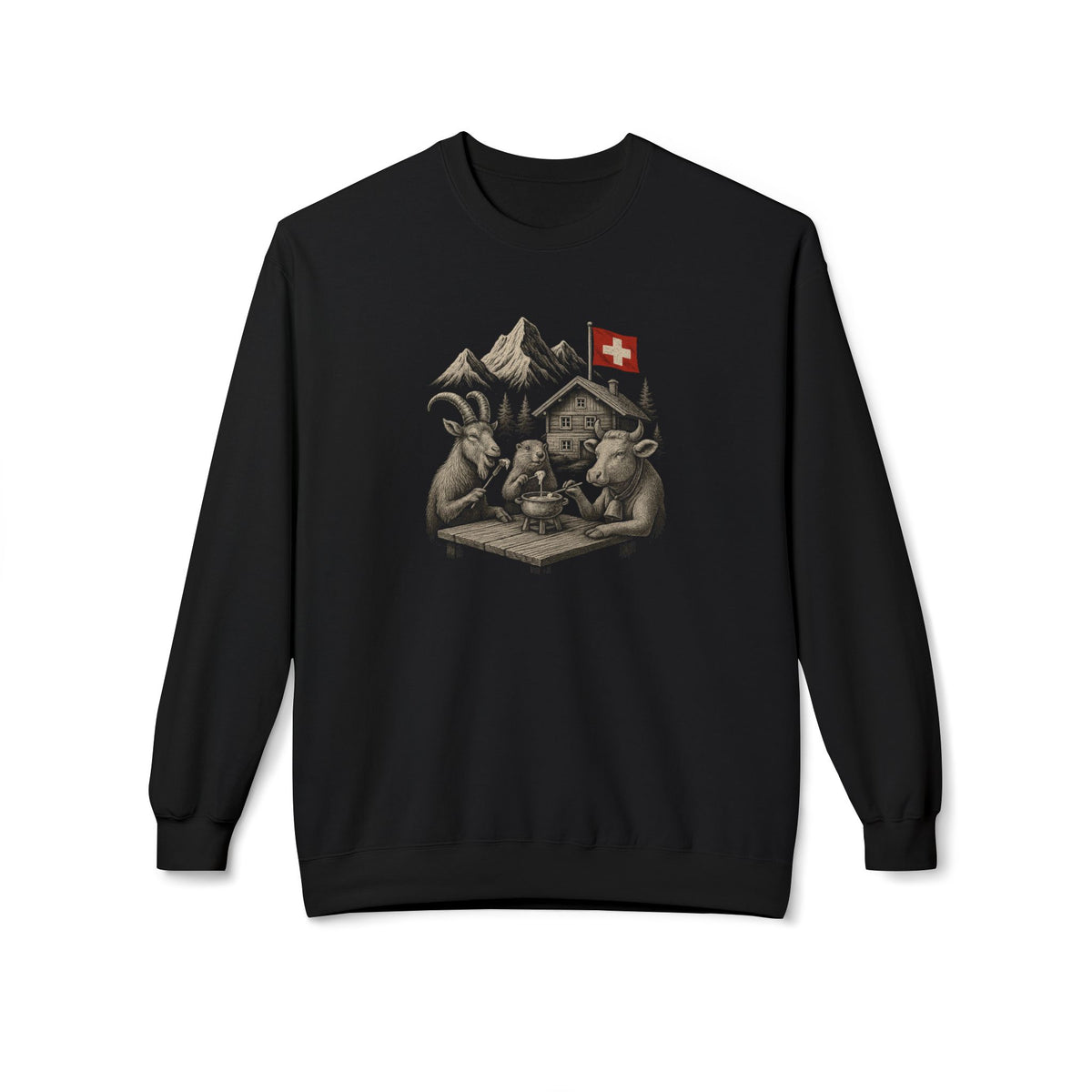 Berg T-Shirt - Fondueplausch