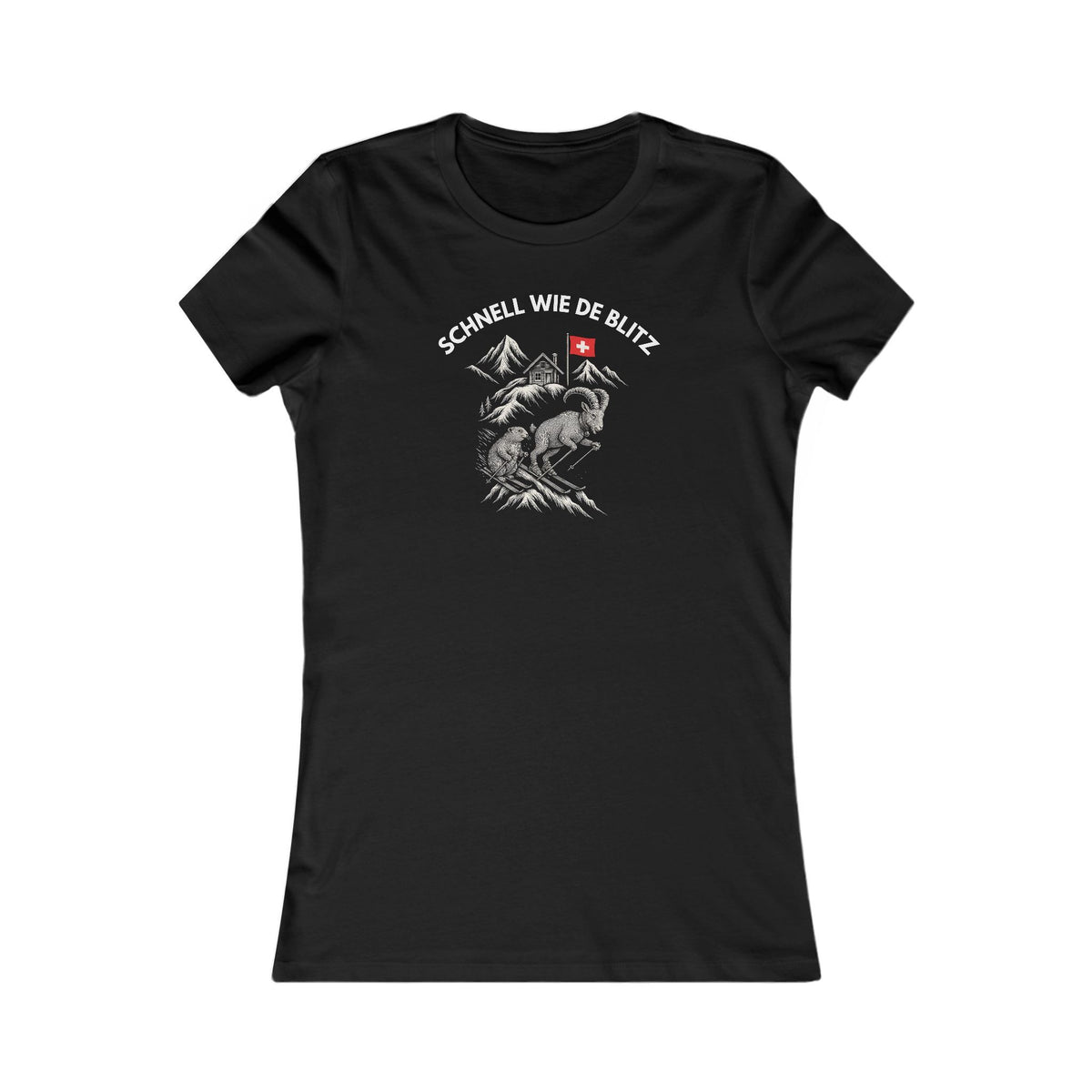 Berg T-Shirt - Schnell wie de Blitz