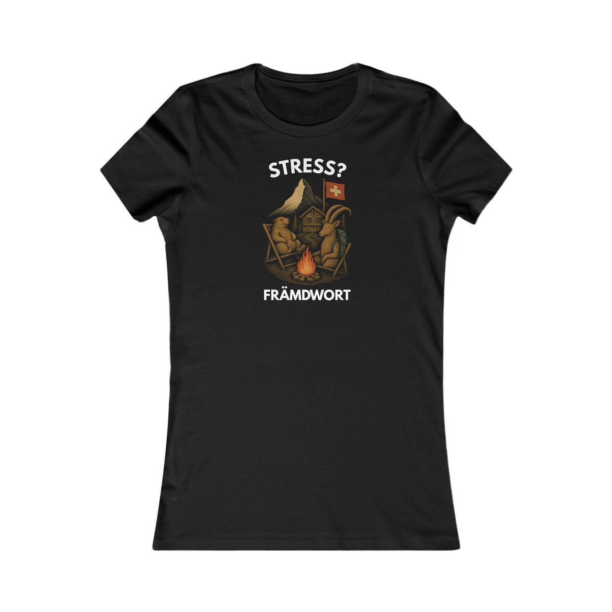 Berg T-Shirt - Stress? Främdwort