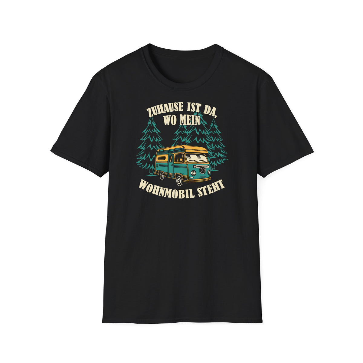 Camping T-Shirt - Zuhause ist da, wo mein Wohnmobil steht