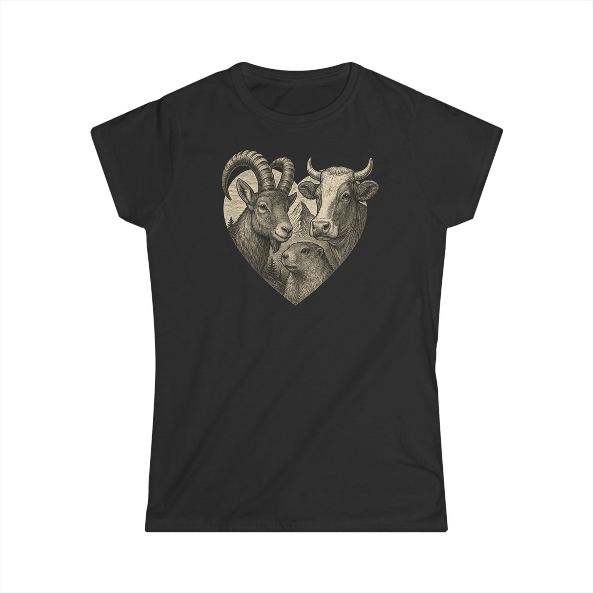 Berg T-Shirt - Bergherz