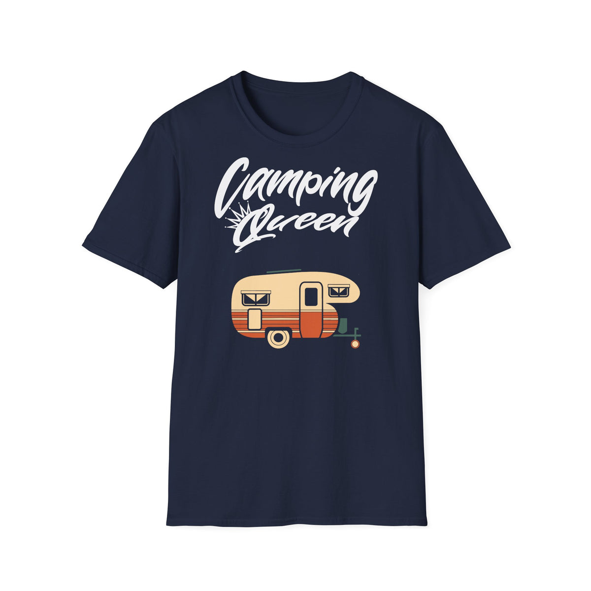 Camping T-Shirt - Camping Queen (Wohnwagen)