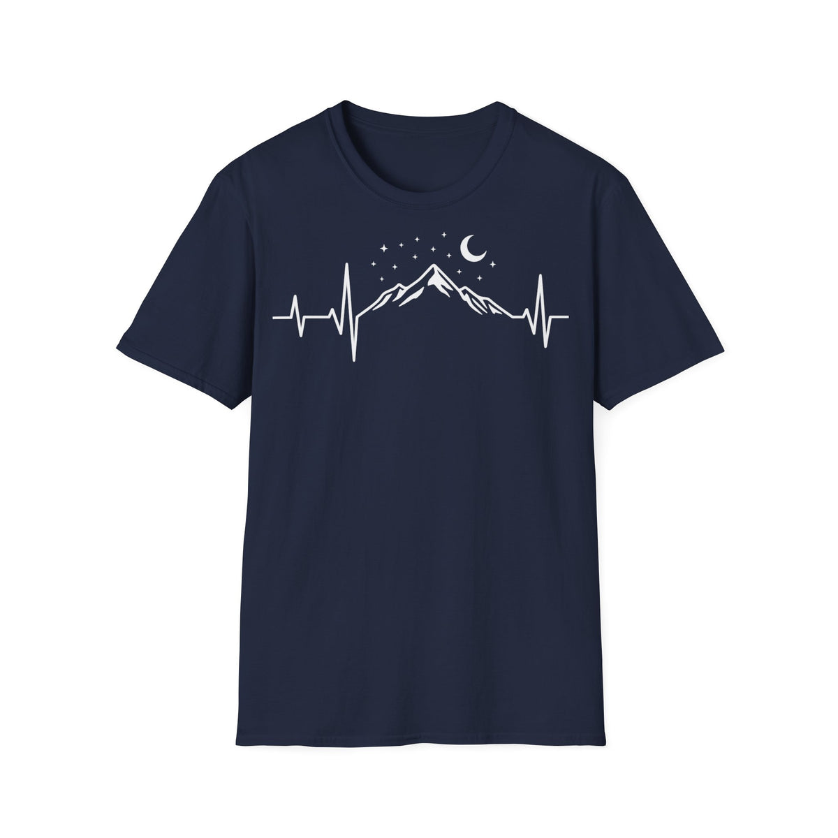 Berg T-Shirt - Herzschlag Mond