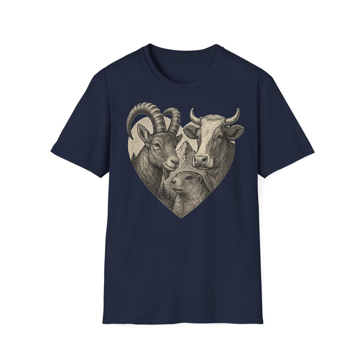 Berg T-Shirt - Bergherz
