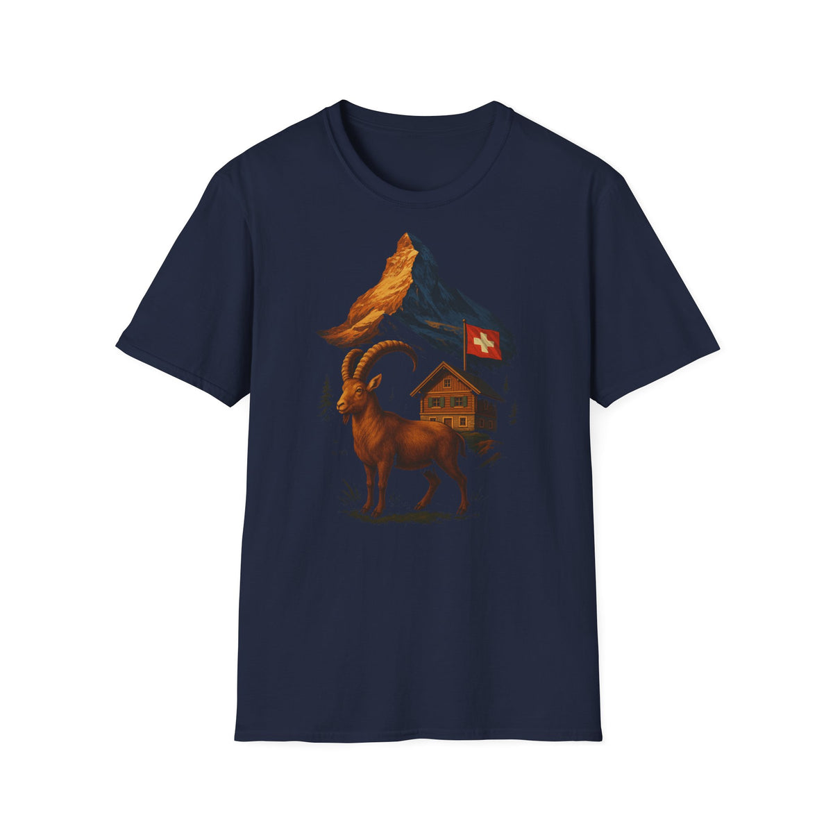 Berg T-Shirt - Steinbock Matterhorn