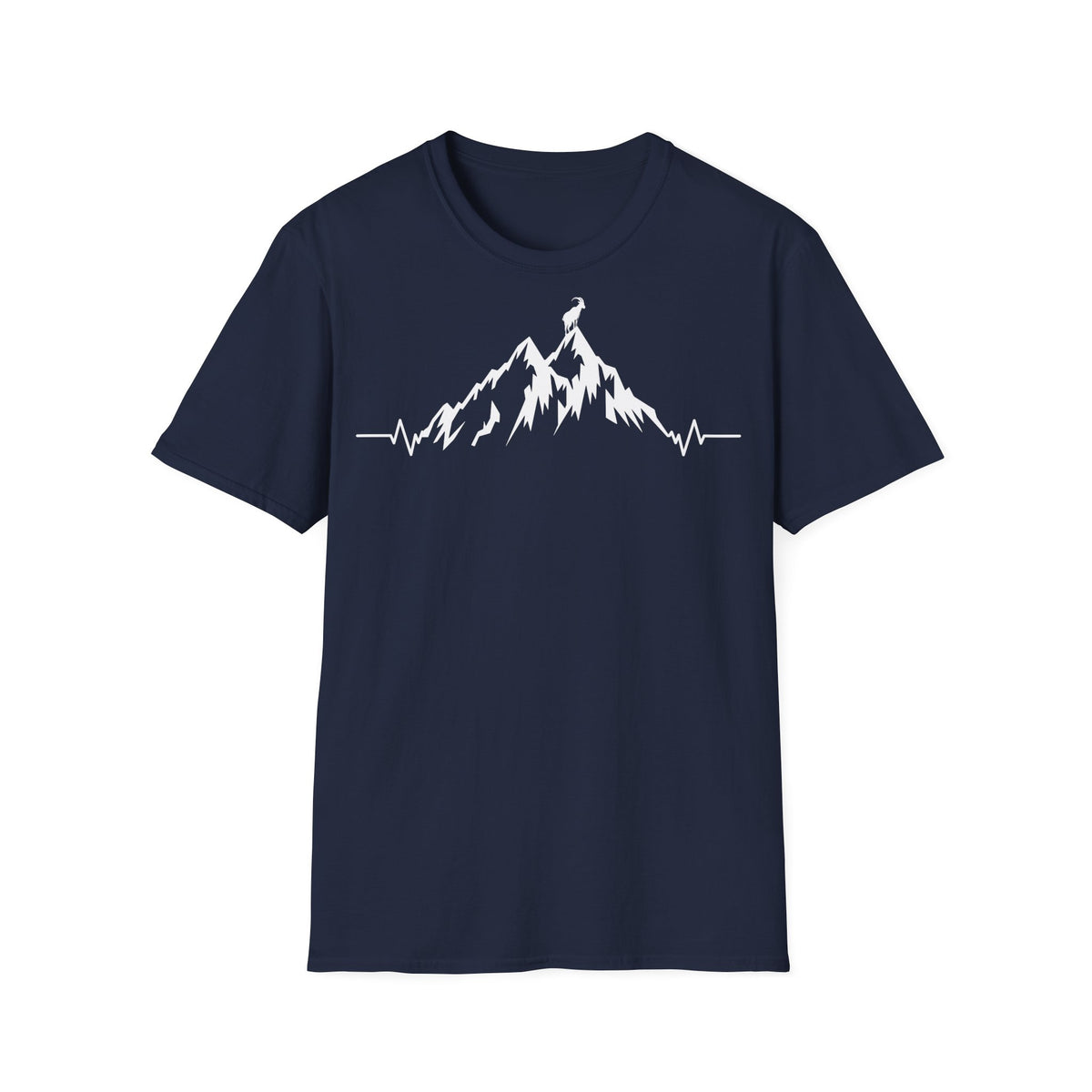 Berg T-Shirt - Herzschlag Steinbock