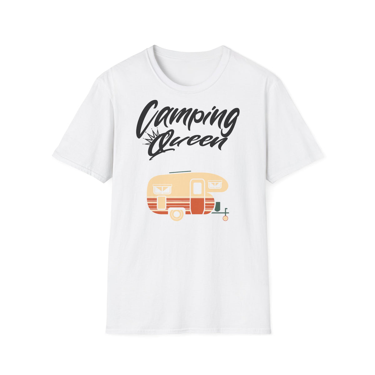 Camping T-Shirt - Camping Queen (Wohnwagen)