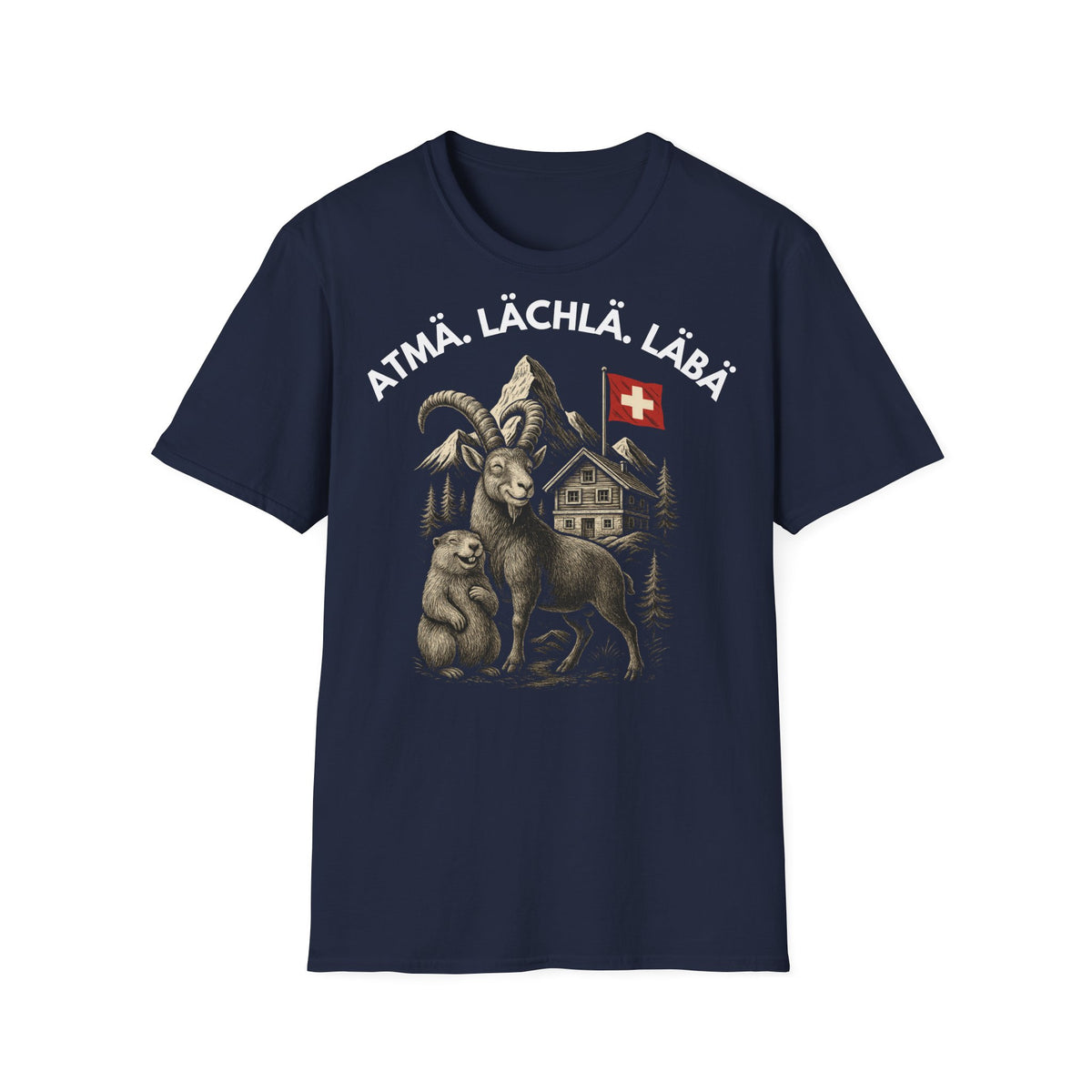 Berg T-Shirt - ATMÄ. LÄCHLE. LÄBÄ
