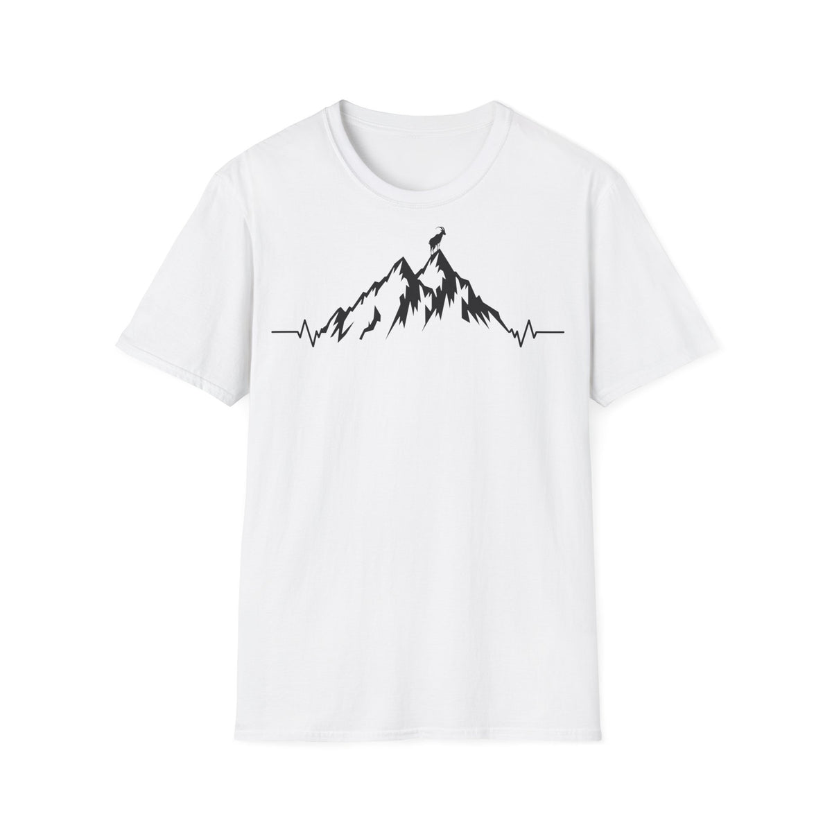 Berg T-Shirt - Herzschlag Steinbock