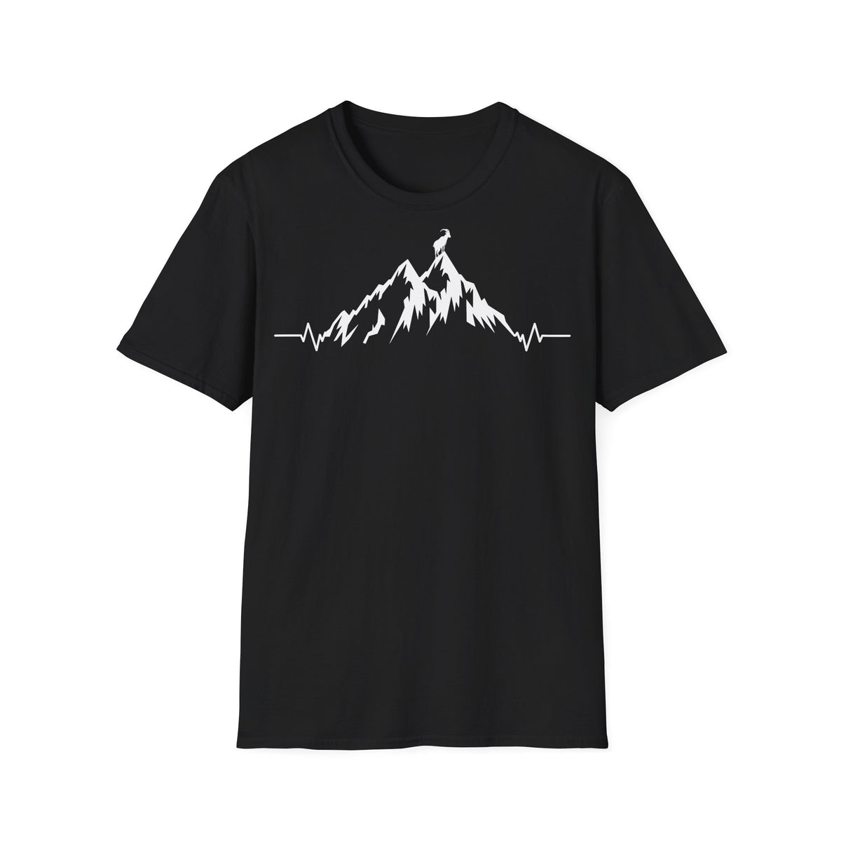 Berg T-Shirt - Herzschlag Steinbock
