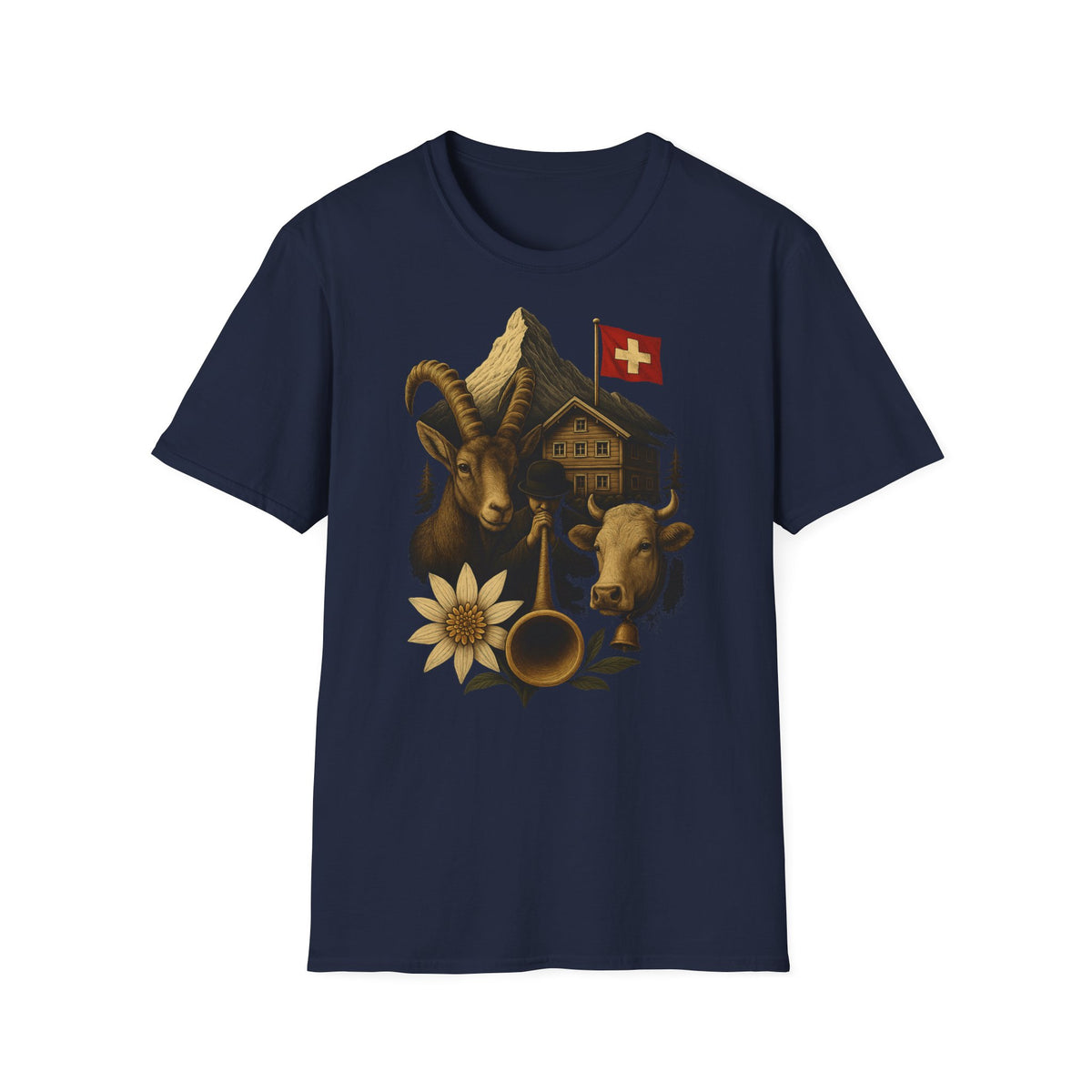 Berg T-Shirt - Schweizer Identifikation 4