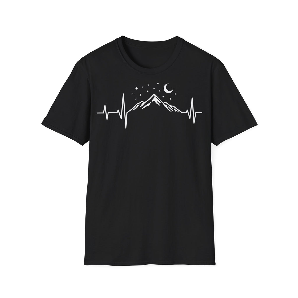 Berg T-Shirt - Herzschlag Mond