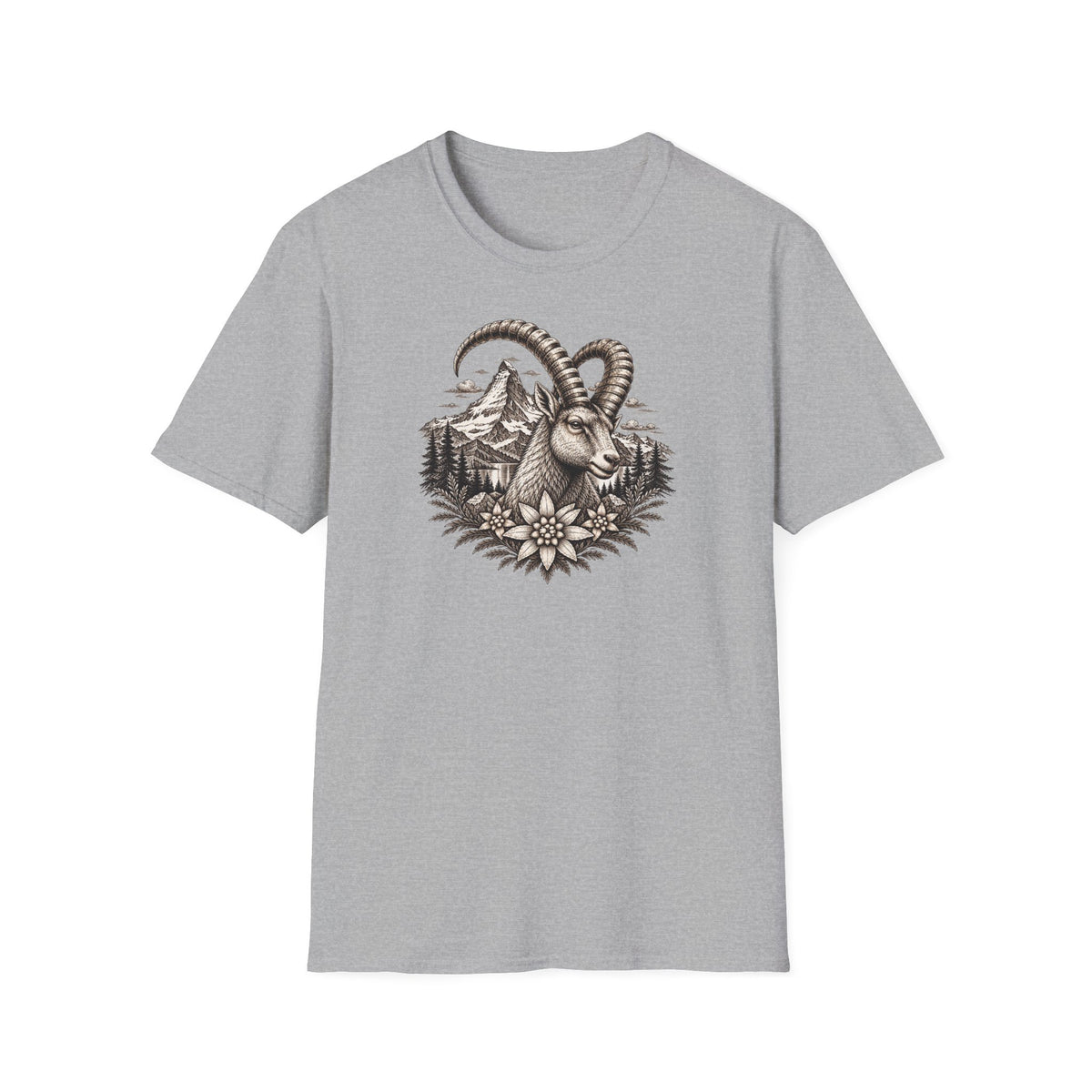 Berg T-Shirt - Steinbock x Edelweiss