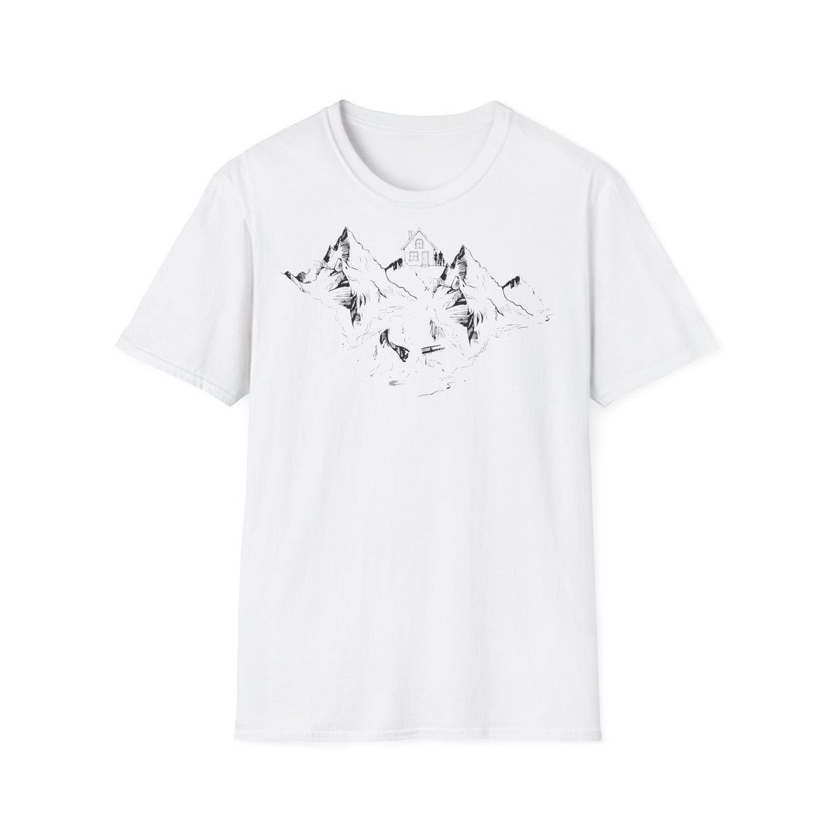Berg T-Shirt - Hütte