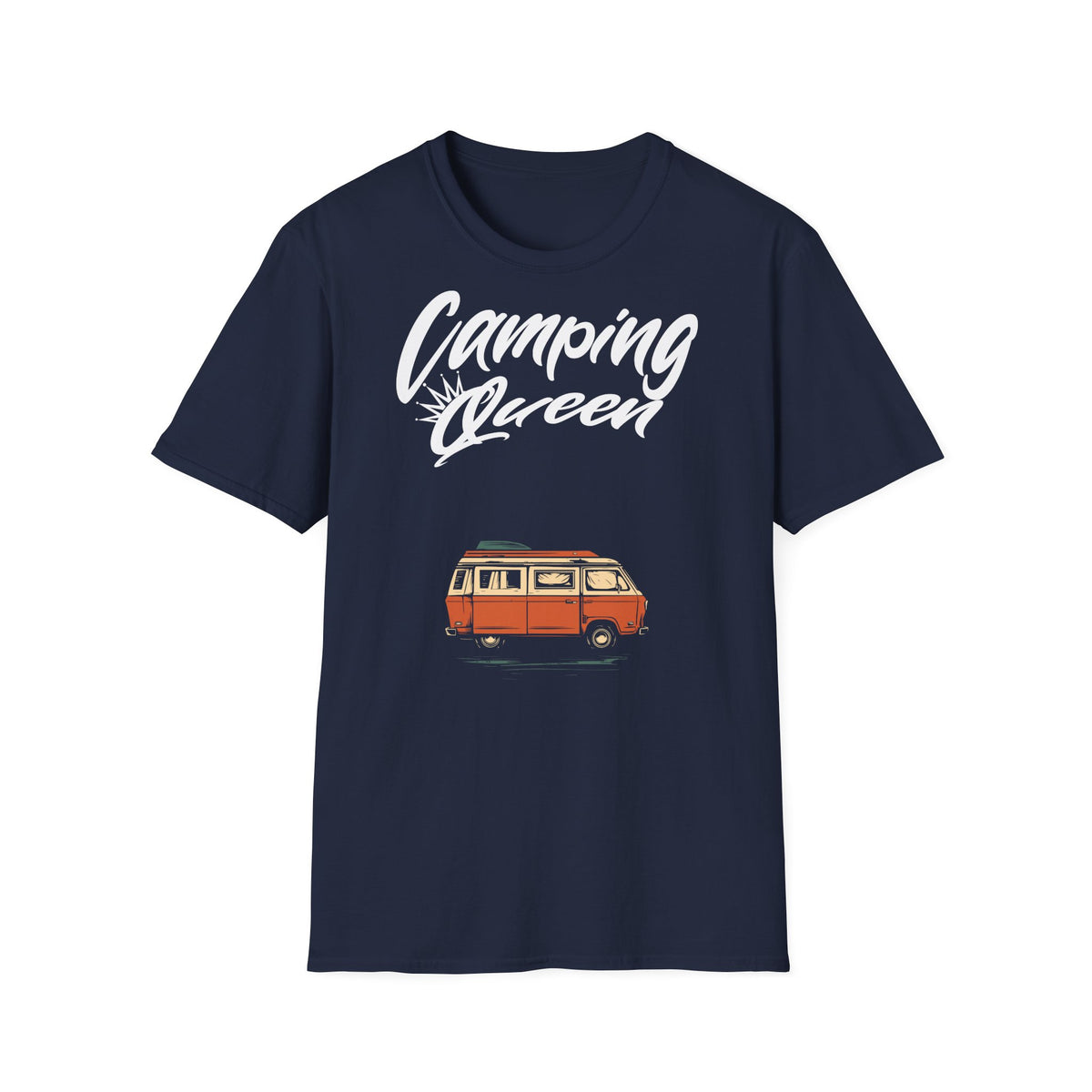 Camping T-Shirt - Camping Queen (Wohnwagen)