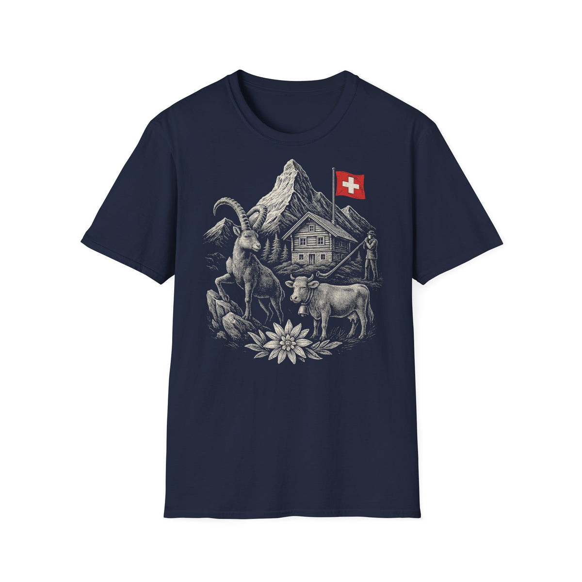 Berg T-Shirt - Schweizer Identifikation