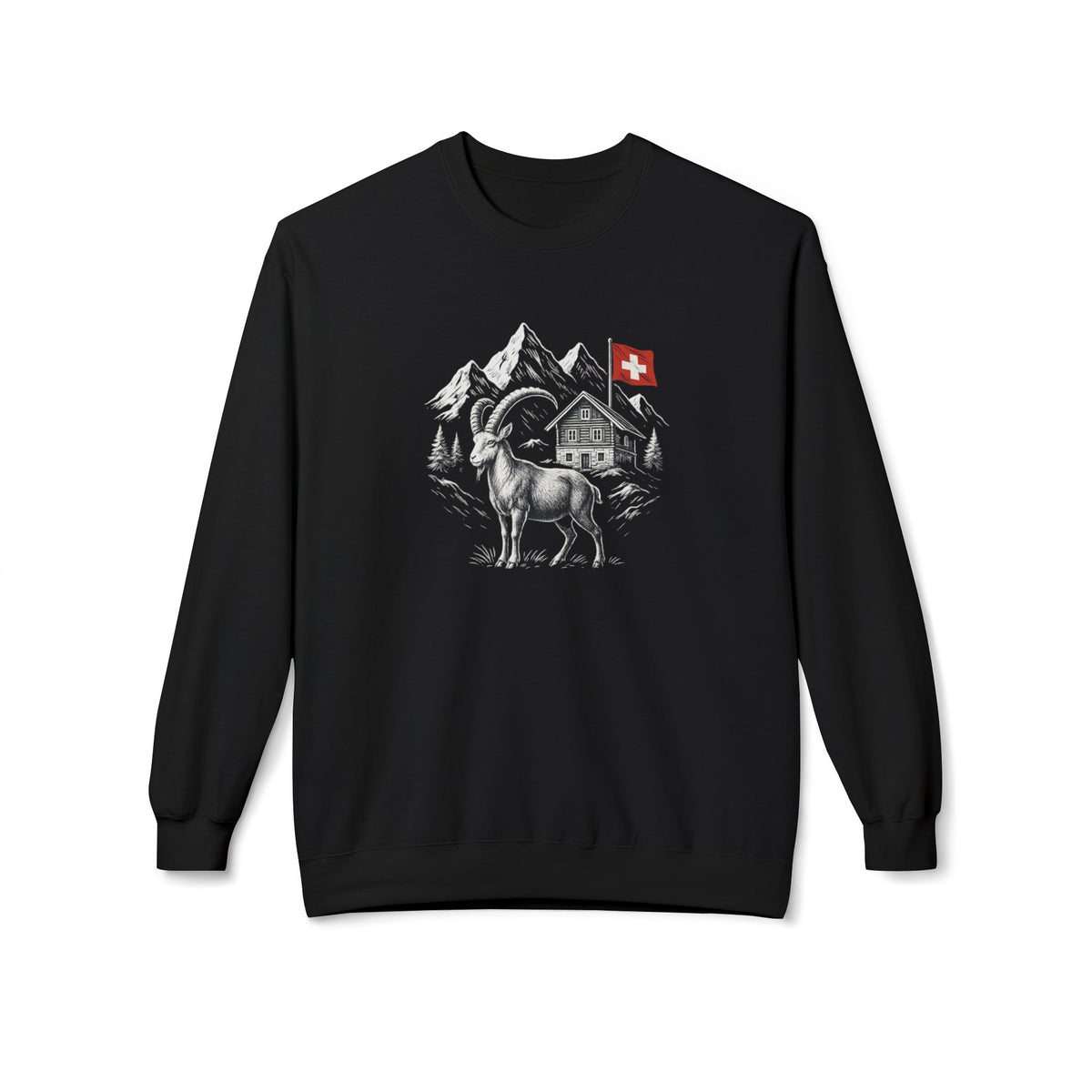 Berg T-Shirt - Steinbock Schweiz 2