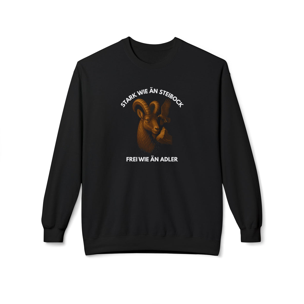 Berg T-Shirt - STARK WIE ÄN STEIBOCK, FREI WIE ÄN ADLER