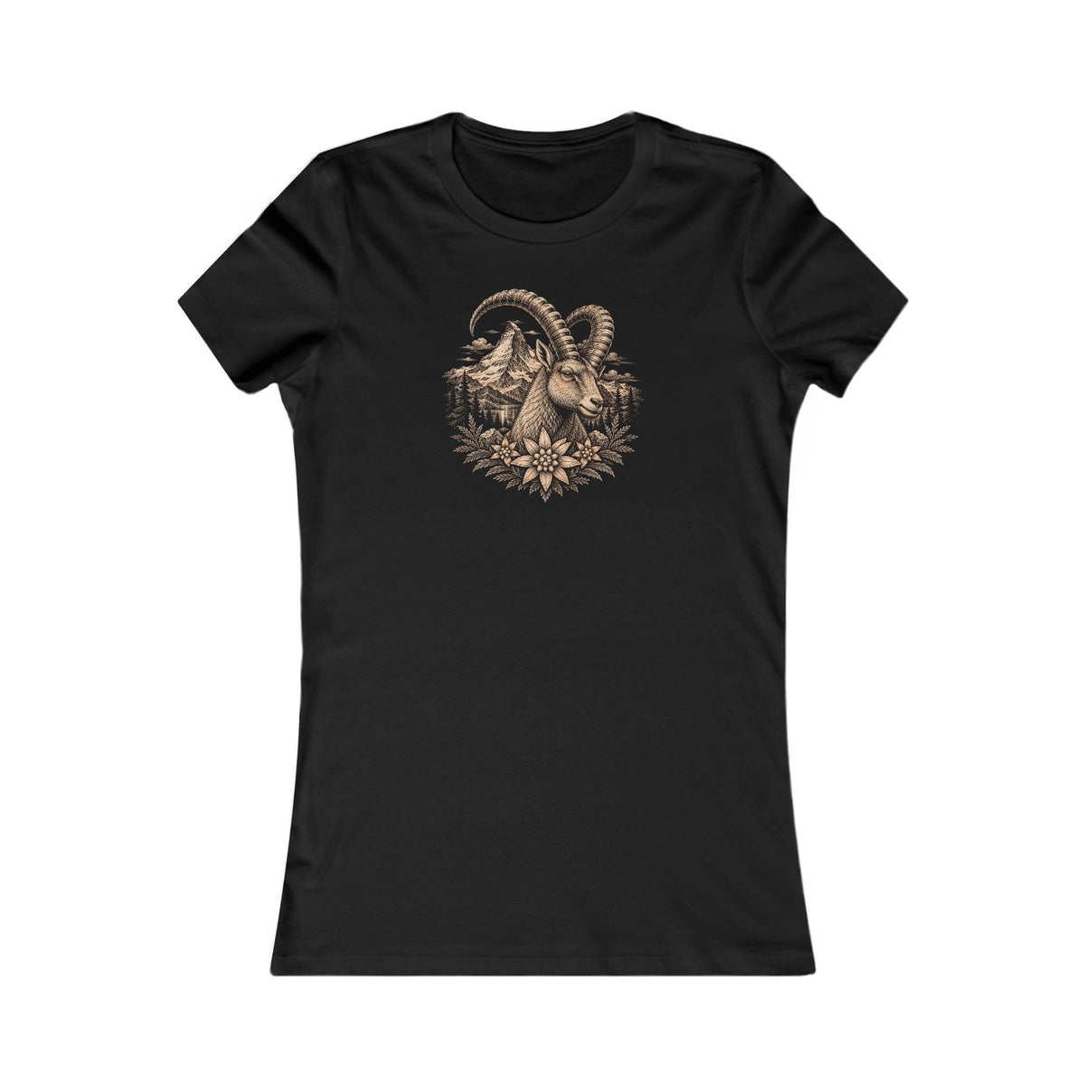 Berg T-Shirt - Steinbock x Edelweiss