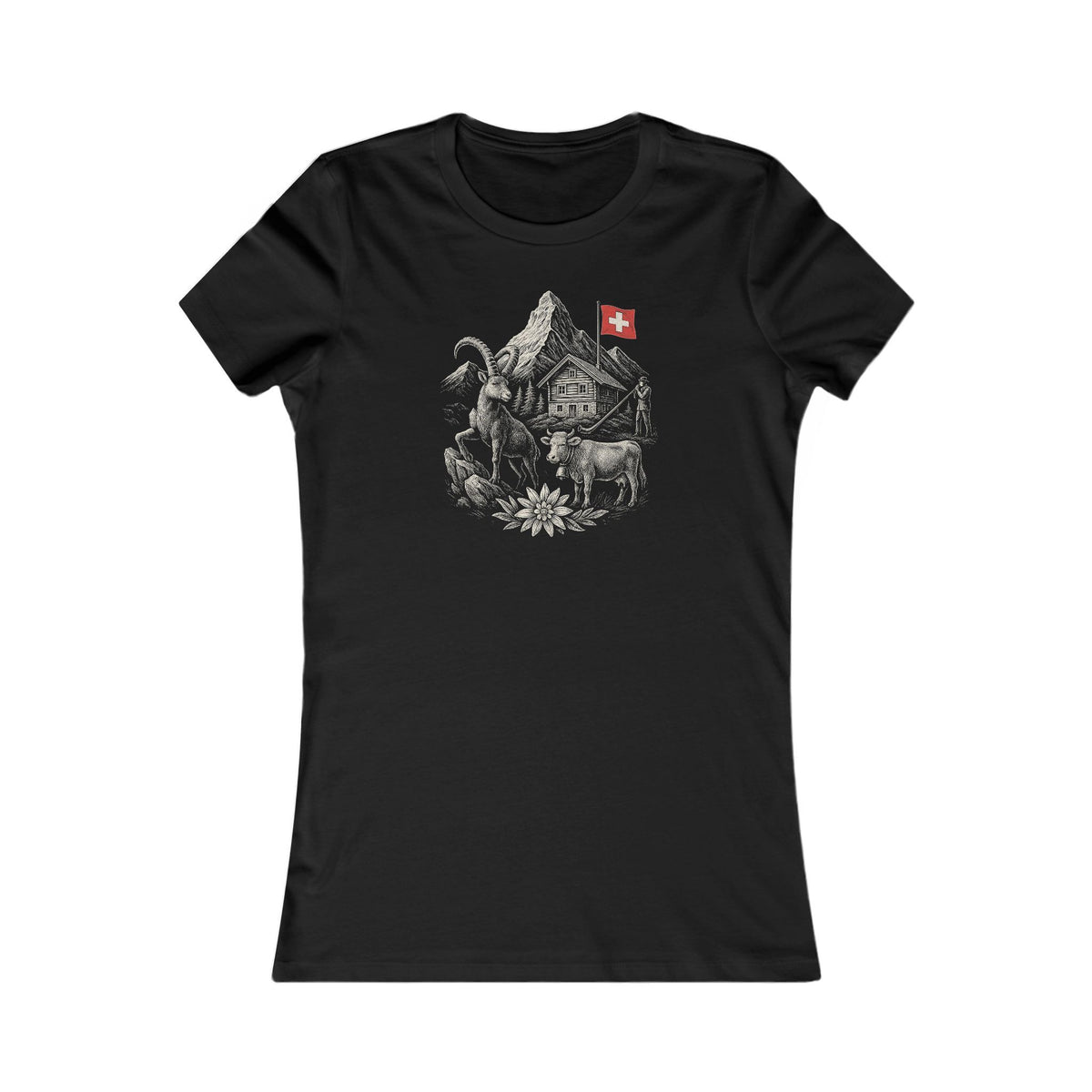Berg T-Shirt - Schweizer Identifikation