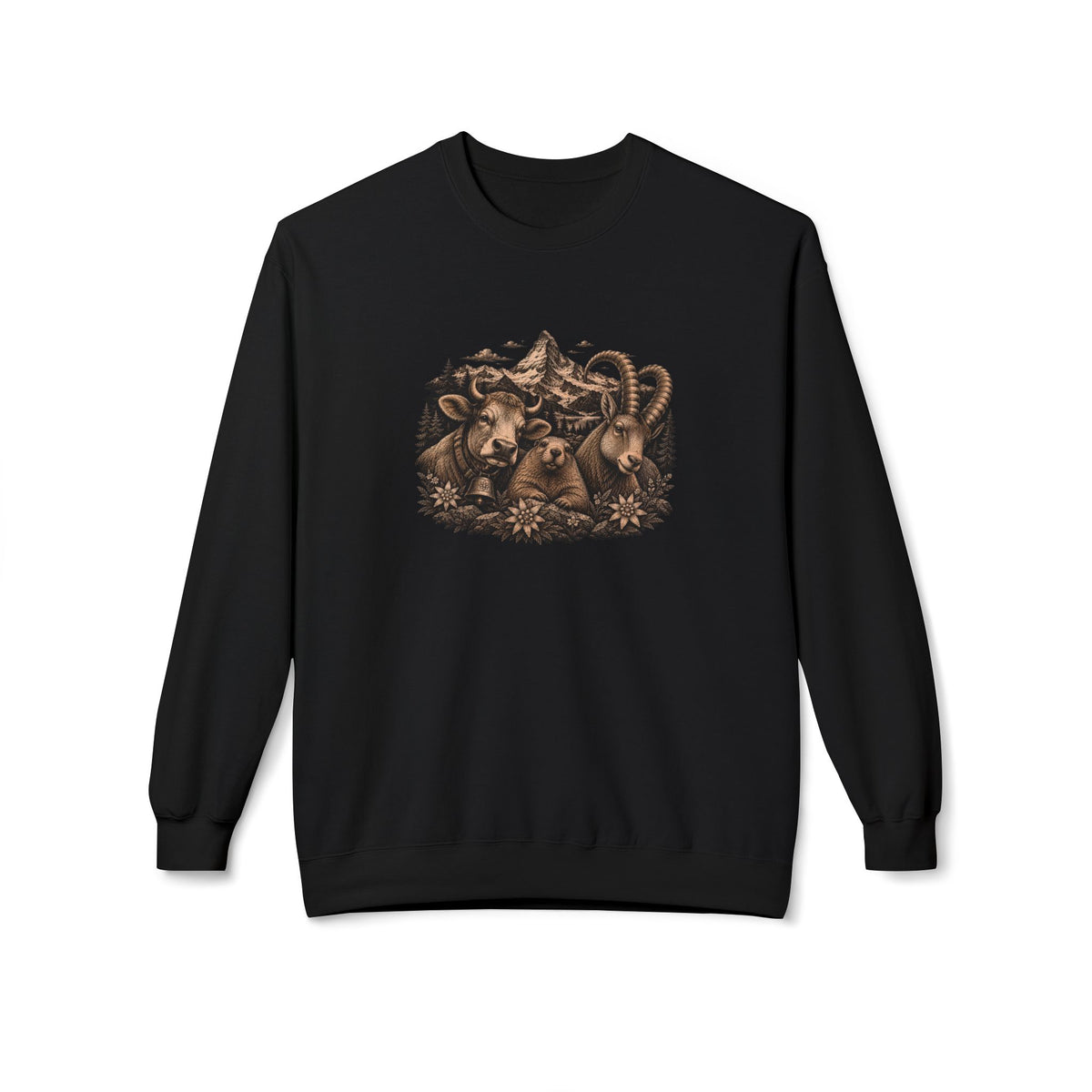 Berg T-Shirt - Alptiere x Edelweiss