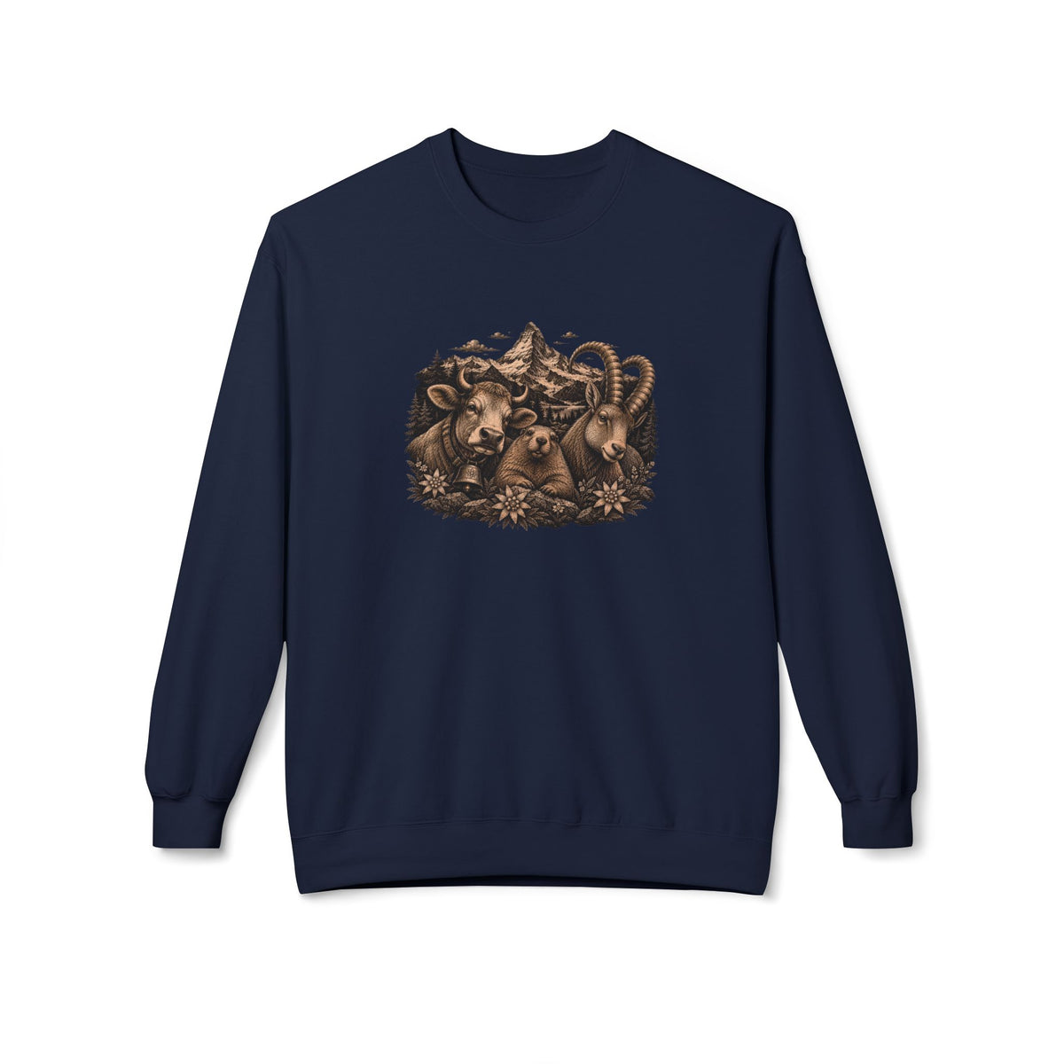 Berg T-Shirt - Alptiere x Edelweiss