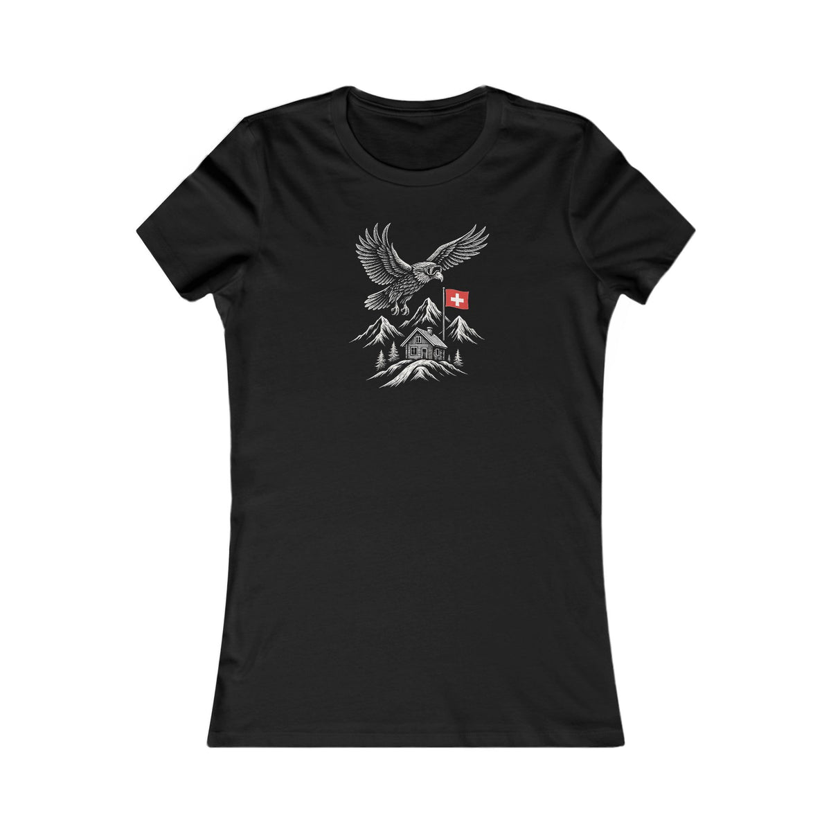 Berg T-Shirt - Adler (skibrille)