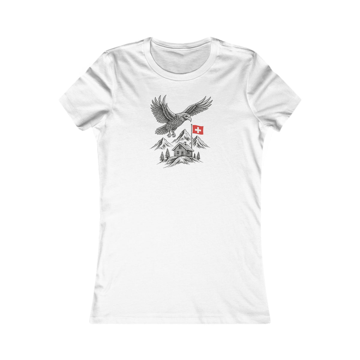 Berg T-Shirt - Adler (skibrille)