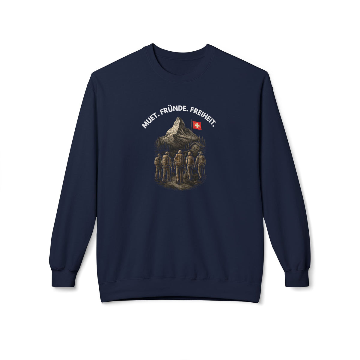 Berg T-Shirt - MUET. FRÜNDE. FREIHEIT.