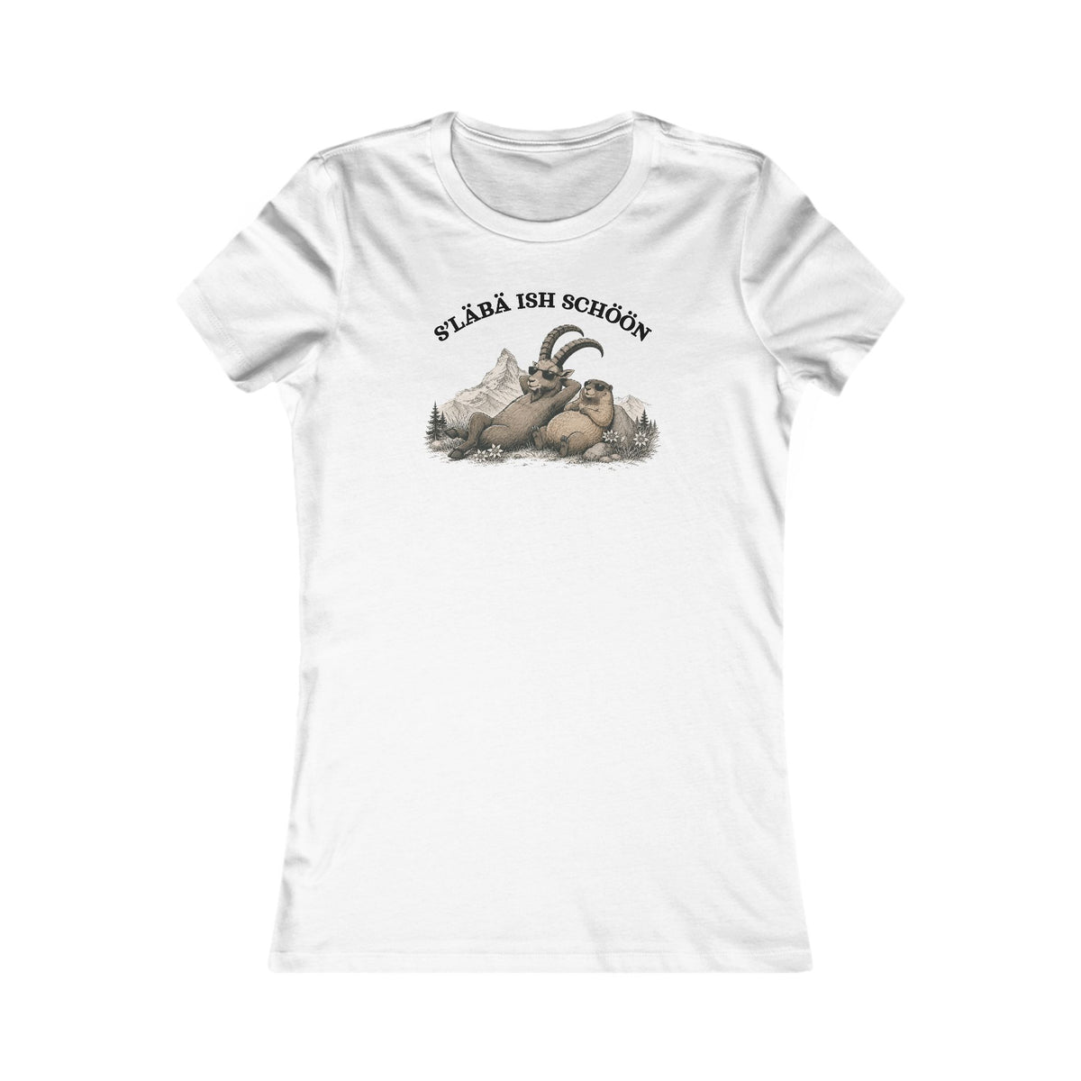 Berg T-Shirt - S'LÄBÄ ISH SCHÖÖN